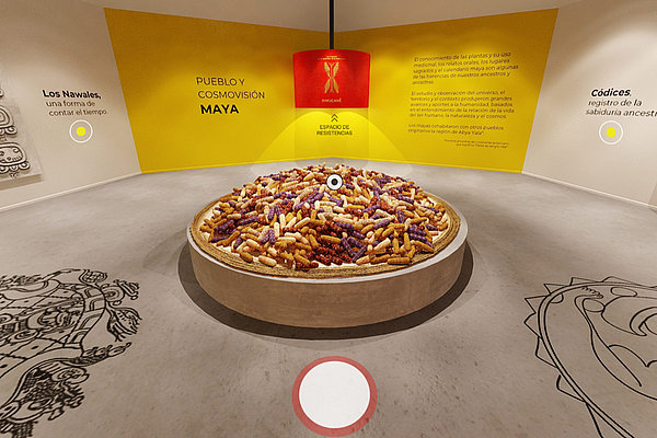 Virtueller Ausstellungsraum "Cosmovision Maya"