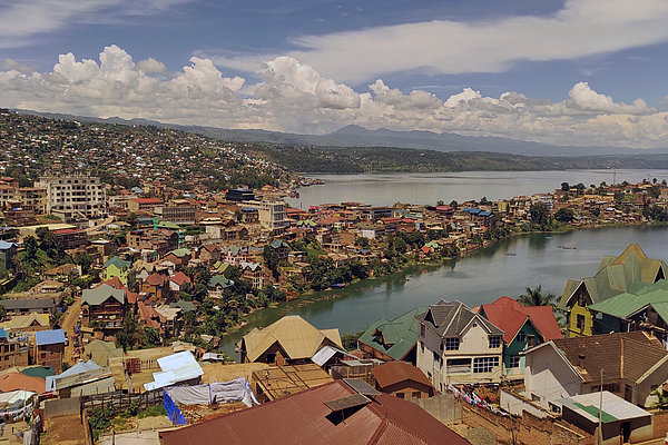 Blick auf Bukavu