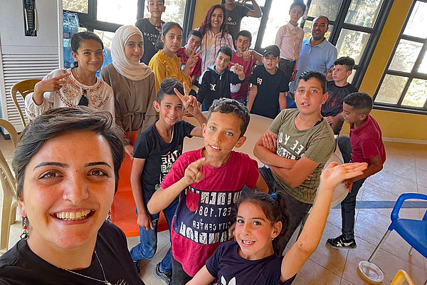 Kunsttherapie mit Kindern aus Hebron
