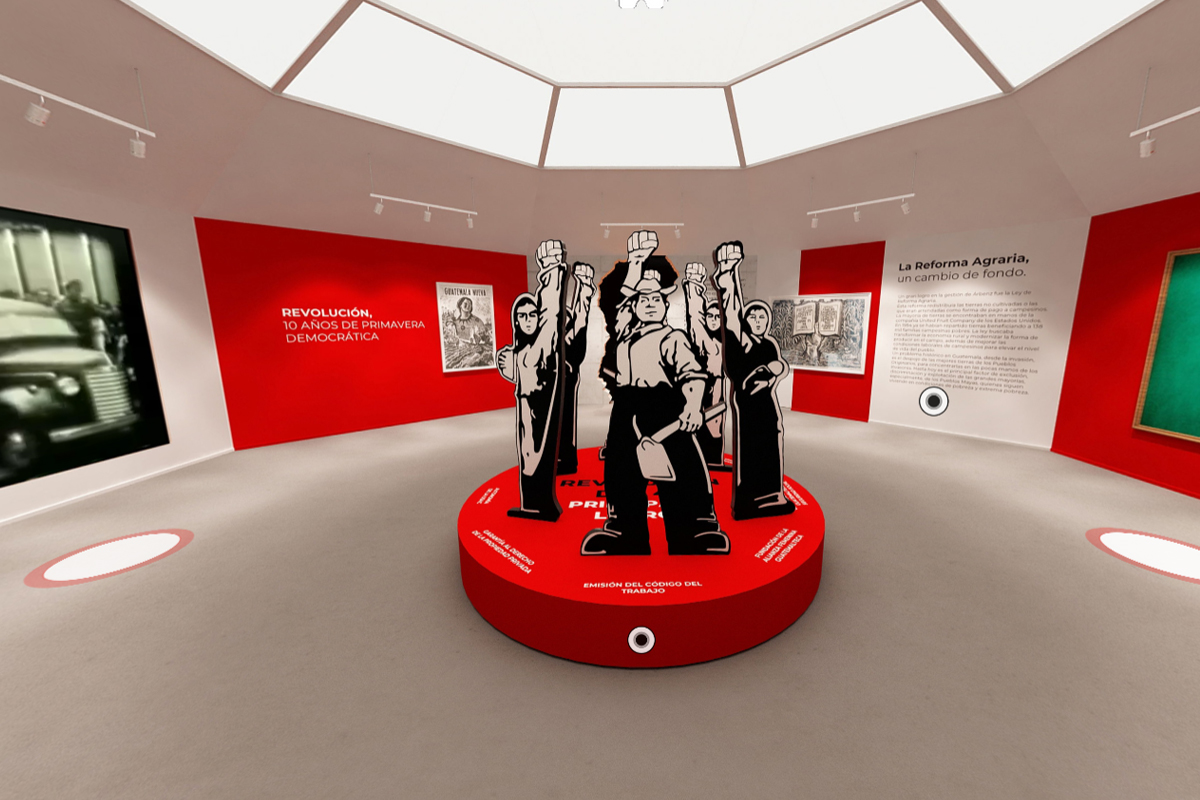 Virtueller Ausstellungssaal "Revolucion"